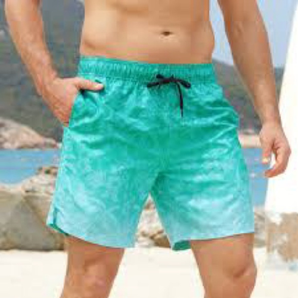 Cozople Mens Swimming Trunks with Compression Liner Swim Shorts 8 inch. 
Size XL